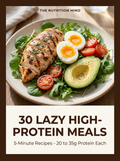 30 Lazy High-Protein Meals guide cover