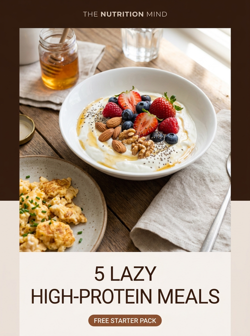 5 Lazy High-Protein Meals free starter pack cover